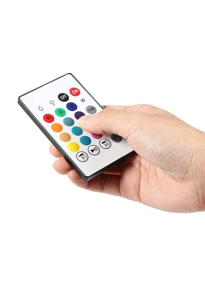 NIBEMINENT E27 Wireless Bluetooth Remote Control Music Play Lamp White  - Image 5