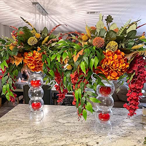 KACOMACO 48Pcs Italian Ruscus Greenery Stems 23" Artificial Silk Greenery Plants Spray Leaves for Home Room Décor - Image 5