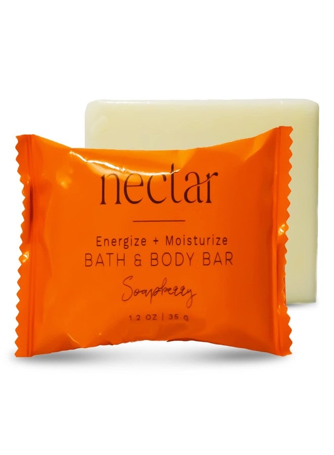 World Amenities Nectar Bulk Bath & Body Bar | 50 Count, 1.2 oz | Sweet Orange Blossom, Mini Travel Size Toiletries (100% Recyclable Plastic Sachet), Airbnb Rentals, Suitable for All Skin Types - Image 1