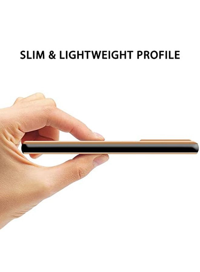 Back Case Cover For Realme Narzo N55 / Realme C55 Back Cover | Gold Electroplating Chrome | Raised Edges | Super Soft-Touch | Bumper Back Case for Realme Narzo N55 / Realme C55 (Golden & Black)