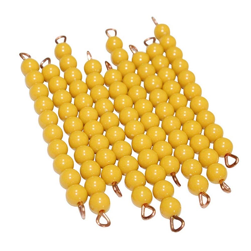 Kghios Montessori Math Beads Materials Thousand Cube Decimal System Bank Game Hands-on Math Manipulative for Kids - Teach Number Concepts, Place Value and Measurement - Math Learning Tools for Kids - Image 5
