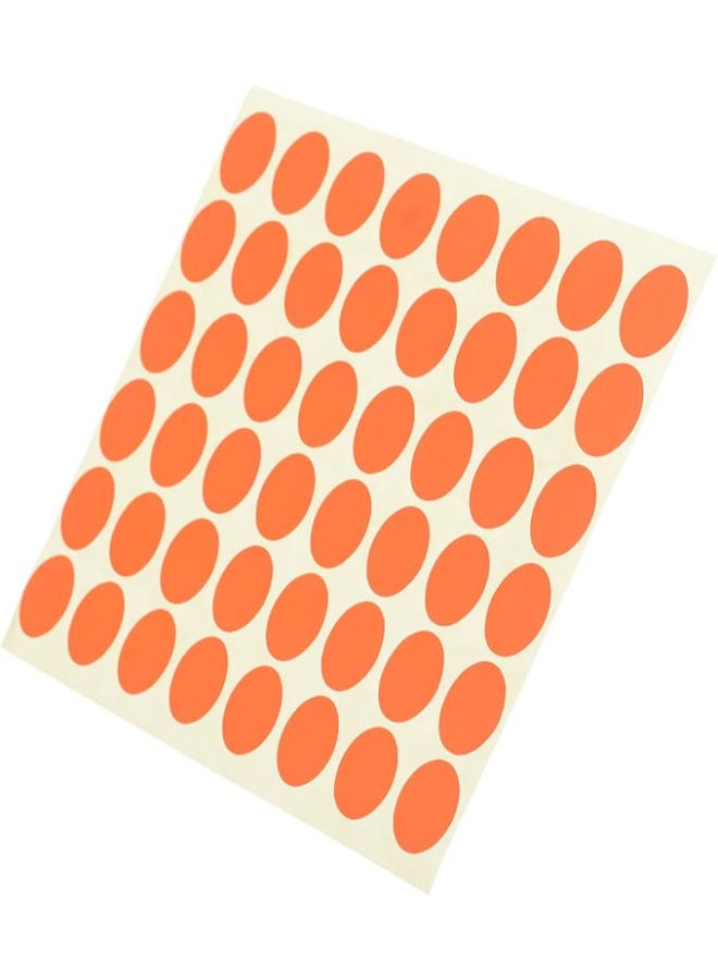 El Manar Striking Oval Adhesive Label Sticker, 17x24 mm With Premium Material Suitable For Home, School And Office - Image 2