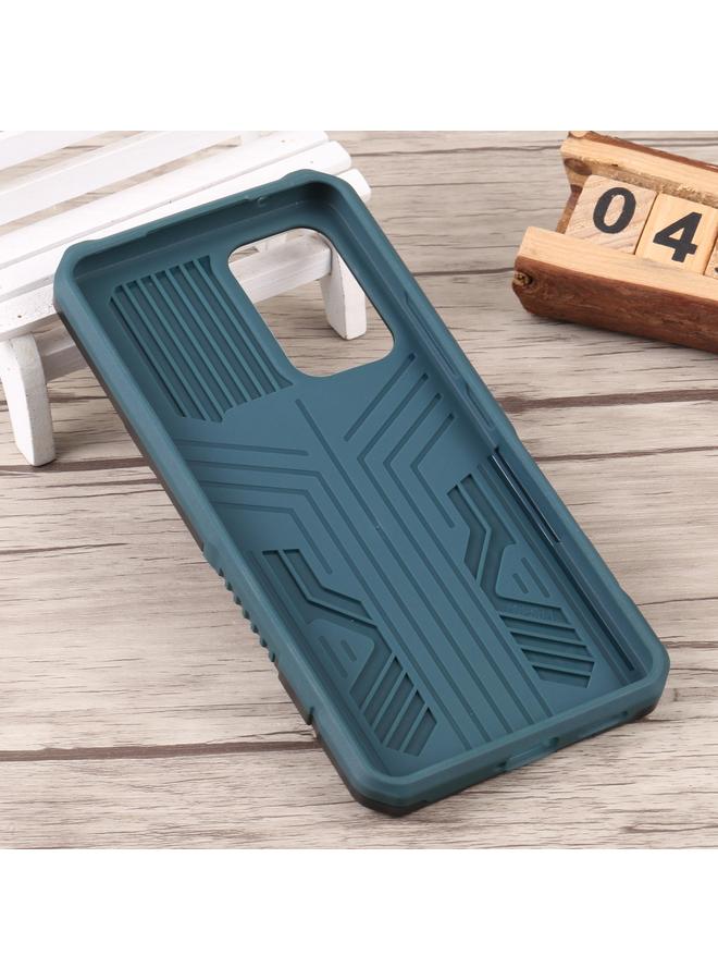 اس-توب جراب لهاتف Samsung Galaxy A53 5G Lanyard Mecha Armor Kickstand PC + جراب هاتف TPU - Image 3