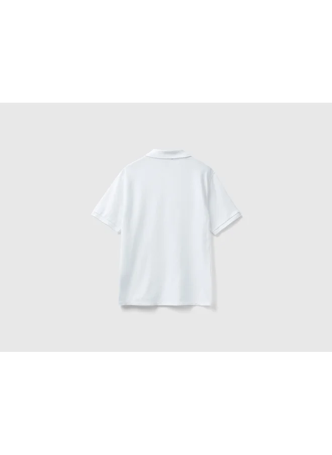 يونايتد كولورز أوف بينتيون Polo In Stretch Organic Cotton