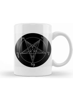 Print Shop New Black Goat Of Mendes Pentagram Satan Satanic Seal Of Baphomet Metal 666 Devil Gift 01 Mug Porcelain