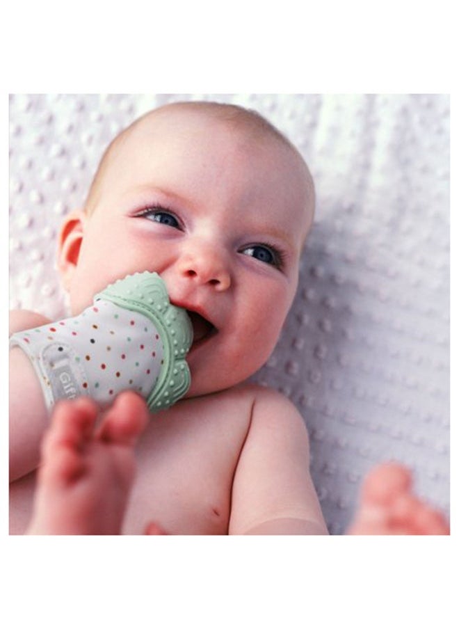 Silicone Baby Teething Gloves With Adjustable Fastener Strap (3-24 Months)