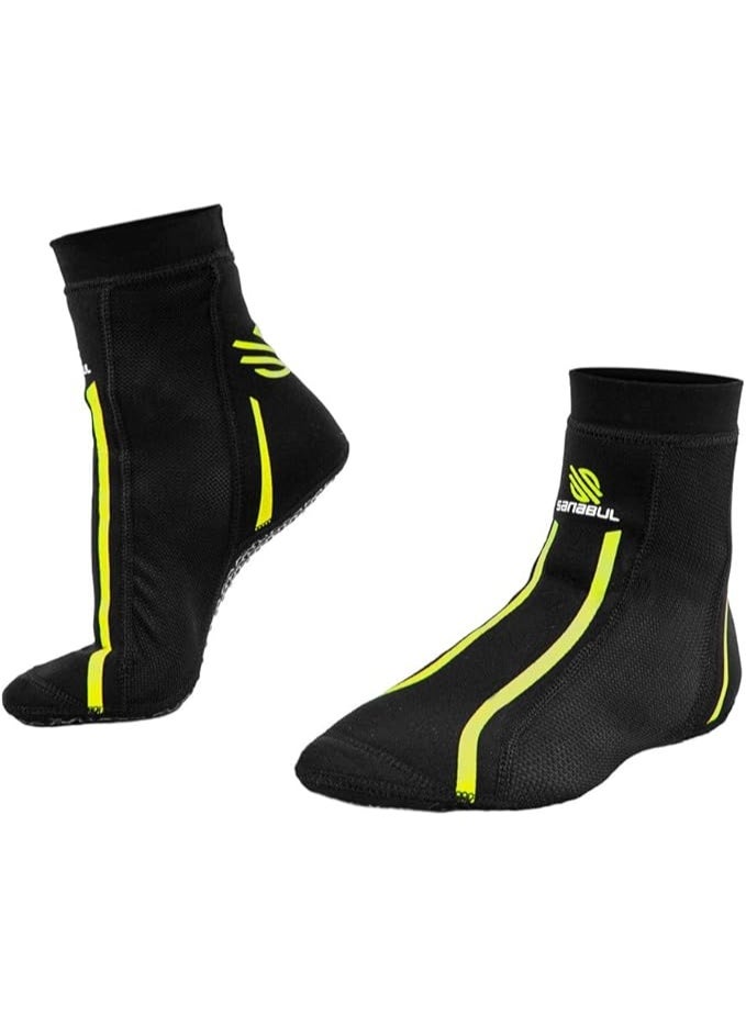 Sanabul Foot Grip Socks For Men & Women | Mma, Kickboxing, Wrestling, Pilates, Yoga Anti Slip Socks, Non Slip Socks, Black/Green - Image 4