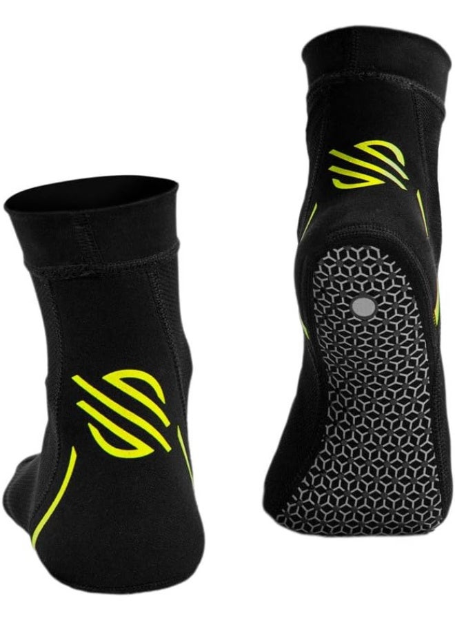 Sanabul Foot Grip Socks For Men & Women | Mma, Kickboxing, Wrestling, Pilates, Yoga Anti Slip Socks, Non Slip Socks, Black/Green - Image 5