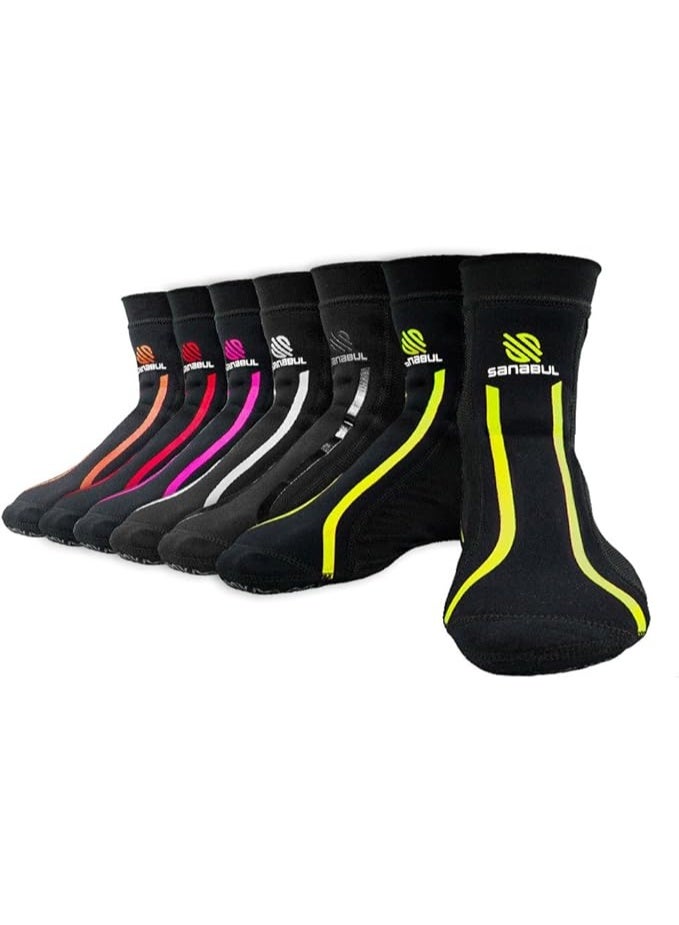 Sanabul Foot Grip Socks For Men & Women | Mma, Kickboxing, Wrestling, Pilates, Yoga Anti Slip Socks, Non Slip Socks, Black/Green - Image 1