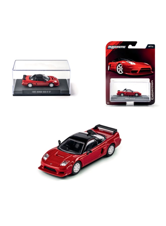 Majorette Collection 1995 Honda NSX-R GT Diecast Model Car, 1:64 Scale Officially Licensed Honda Collectible with Metal Chassis, Rubber Tires, Premium Details and Display Case - Image 1