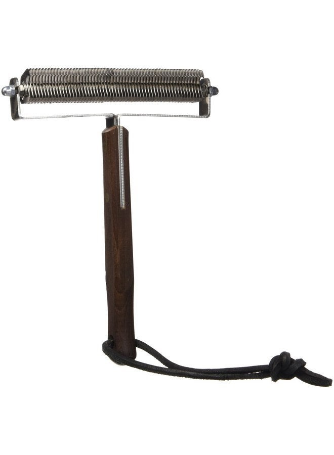 Mars Coat King Triple Wide Dematting Undercoat Grooming Rake Stripper Tool for Horses, Stainless Steel with Wooden Handle, Made in Germany, 60 Blade Extra Fine - Image 2