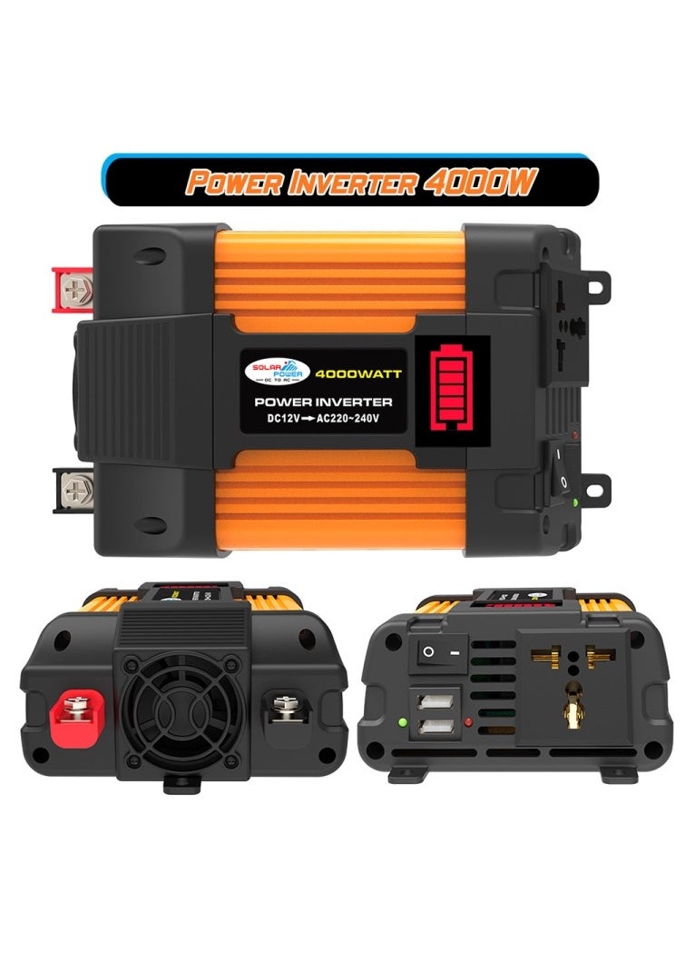 Generic Little Wasp 12V to 220V 4000W Car Power Inverter with LED Display & Dual USB  - Image 3