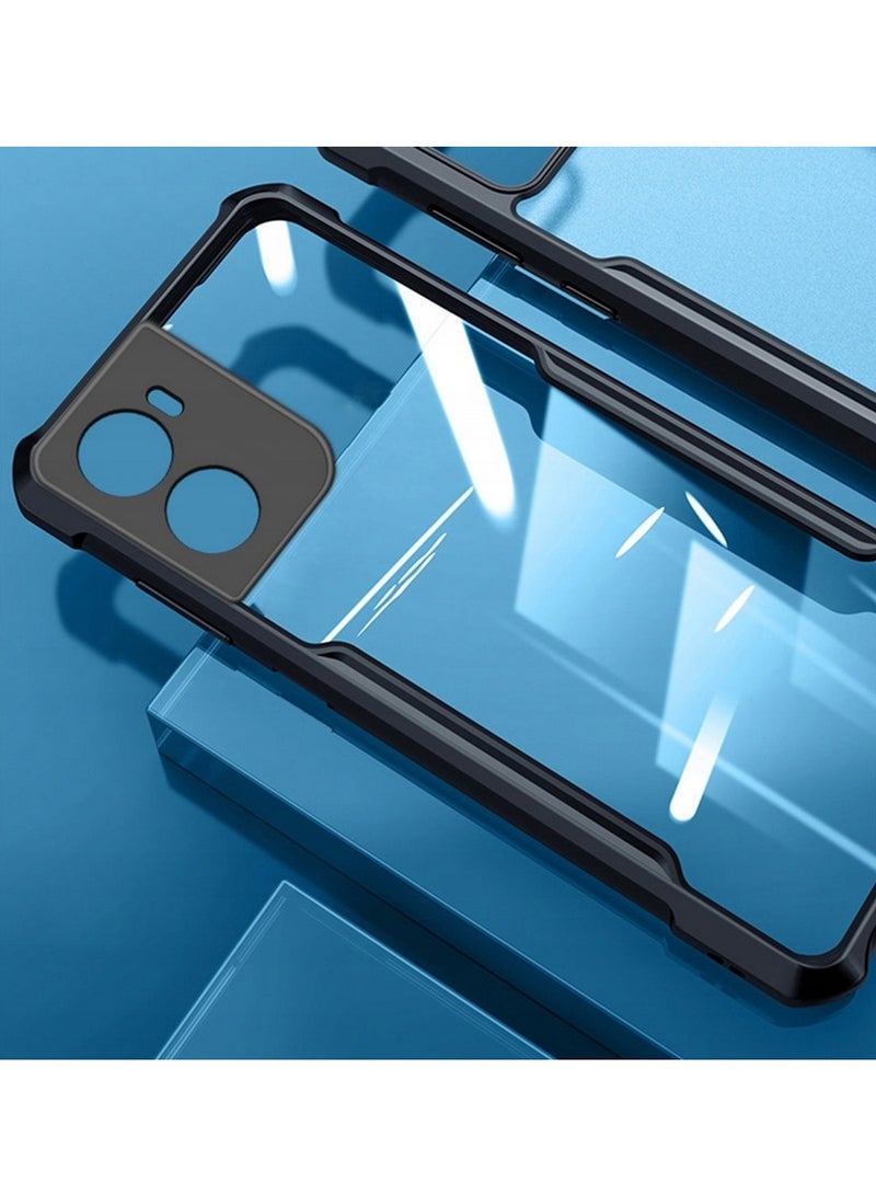 Wtech Motorola Moto G06 4G 2025 Hybrid TPU Silicone with Raised Armour Bumpers Slim Case Cover (MCAPSA) - Clear/Black - Image 4