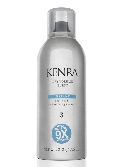 Kenra Dry Volume Burst 3 Instant Volume Hairspray Soft Hold Volumizing Spray Dry Application All Hair Types 7.5 Oz