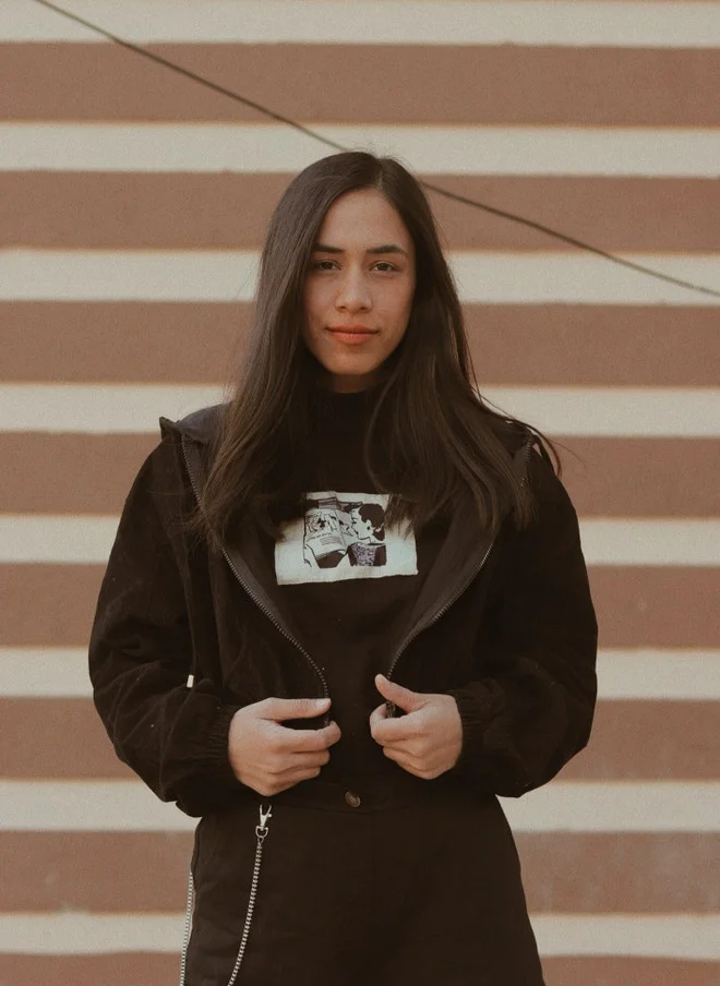 SASSAFRAS  Cropped Black Bomber Jacket for Women  | Best Price UAE