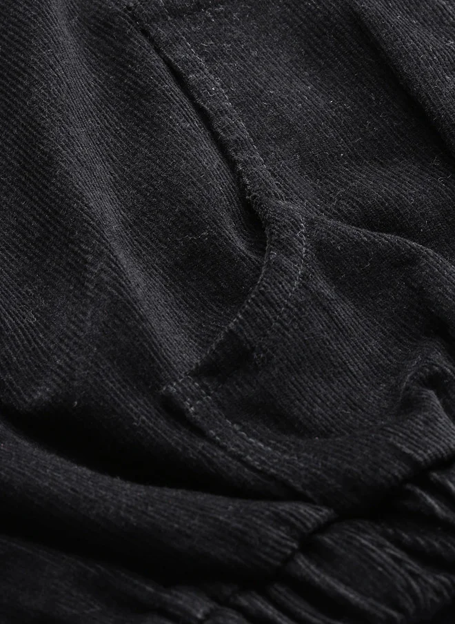 SASSAFRAS  Cropped Black Bomber Jacket for Women  | Best Price UAE