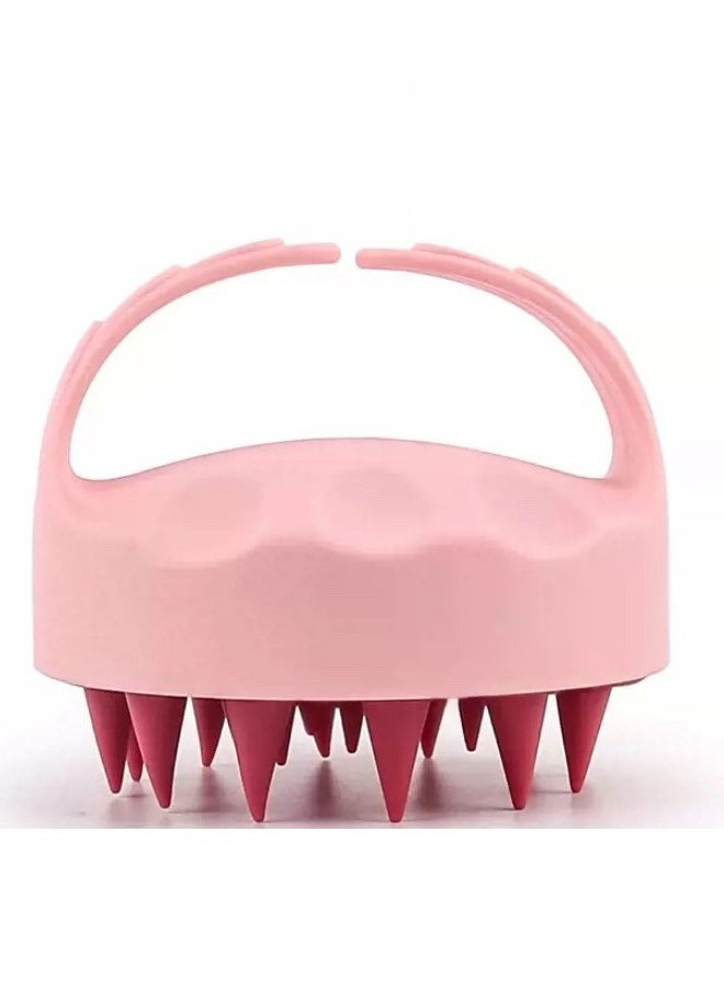 Generic Color-block  Hair Scalp Massager Shampoo Brush  - Image 1