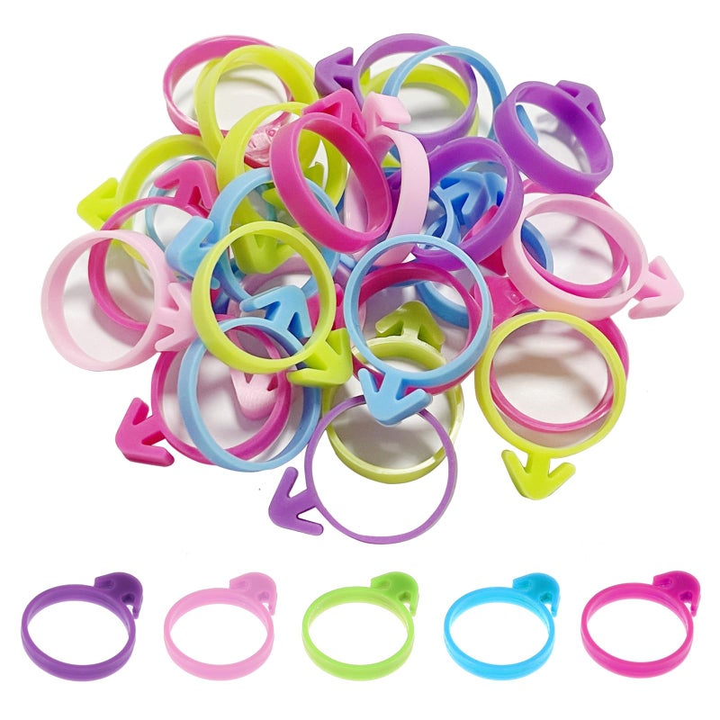 Makmeng Makmeng 30 Pcs Pastry Bag TiesSilicone Piping Bag Ties Reusable Icing Bag Ties Cake Decorating Bag and Pastry Sipplies Clips  Suitable for Cupcakes Cookies and Pastry Seal 5 Color