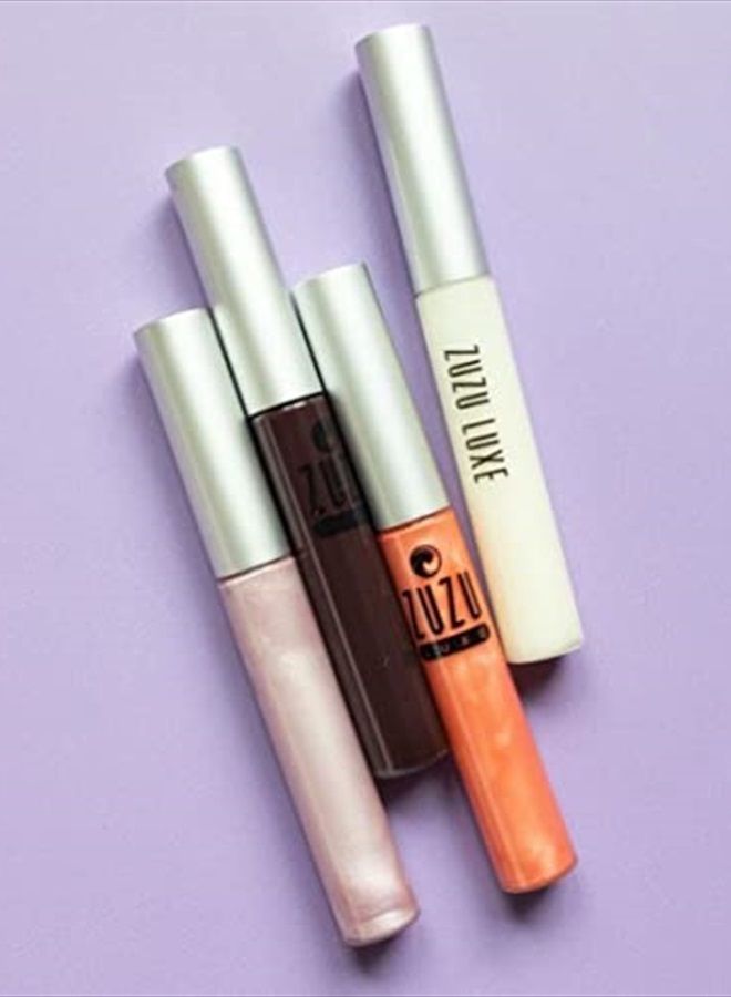 Zuzu Luxe Sheer Gloss (Mischief - Hibiscus Pink/Cool Shimmer), Natural Lip Gloss, Natural, Paraben Free, Vegan, Gluten-free, Cruelty-free, Non GMO, 0.17 oz - Image 4