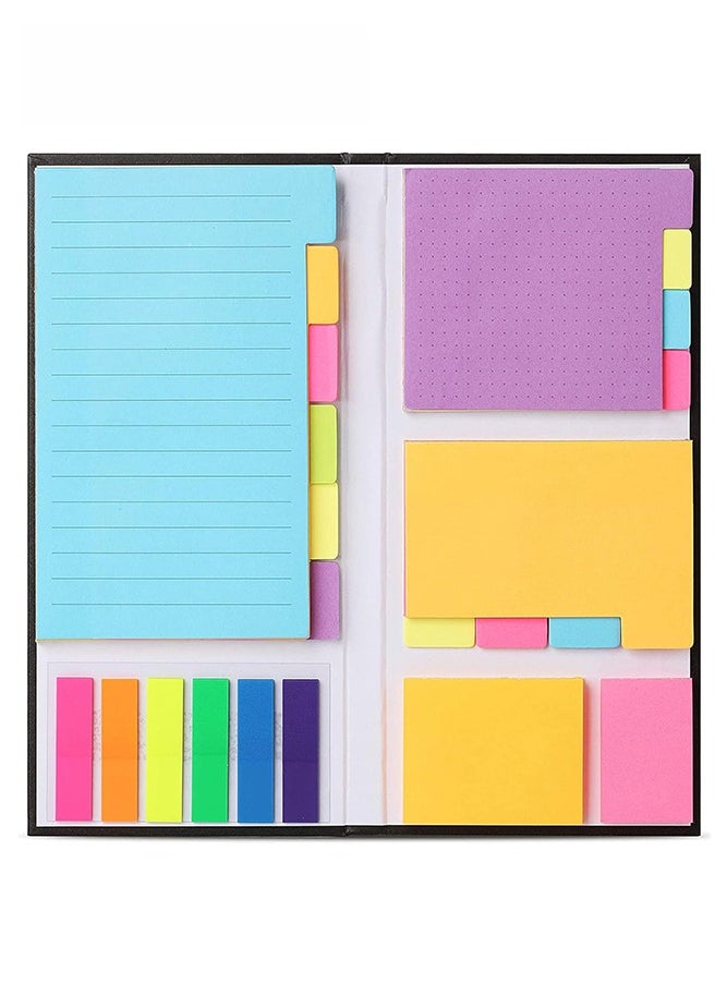 Generic - Sticky Notes Set, 410pcs Divider Sticky Notes Tabs, Divider Self-Stick Notes Pads Bundle with Bookmark Index for Planner Sticky Notes Tabs for School Supplies, Office, Book Notes - Image 1