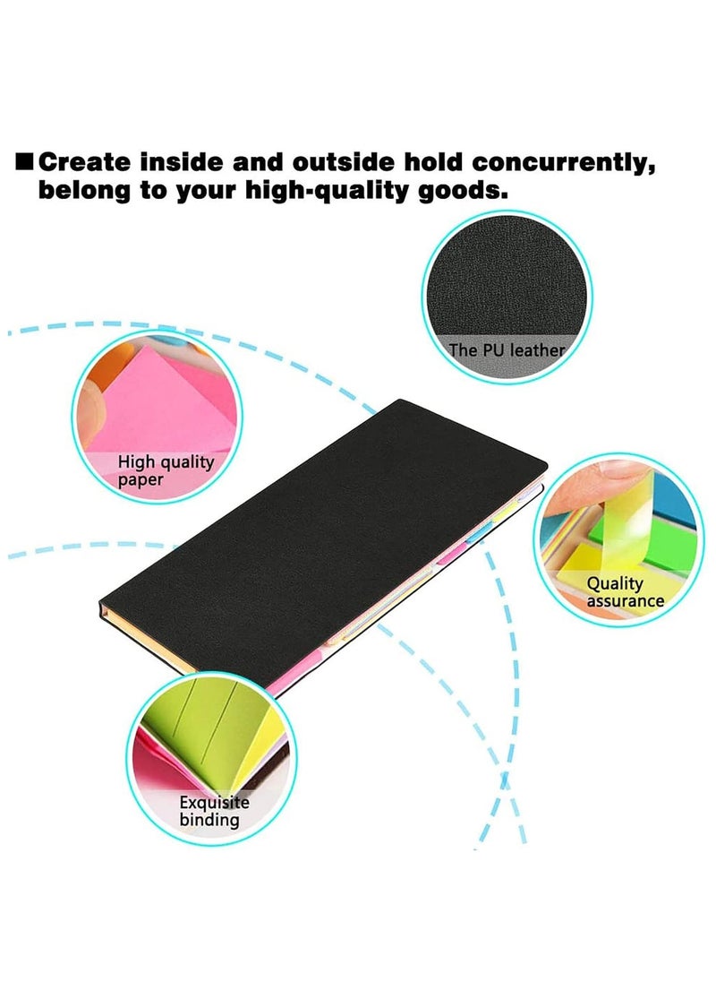 Generic - Sticky Notes Set, 410pcs Divider Sticky Notes Tabs, Divider Self-Stick Notes Pads Bundle with Bookmark Index for Planner Sticky Notes Tabs for School Supplies, Office, Book Notes - Image 1