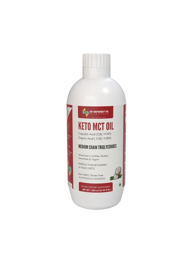 Sharrets Keto Mct Oil - 500Ml (C8:70 C10:30) Premium Medium Chain Triglycerides For Bulletproof Coffee, Intermittent Fasting, And Athletic Performance.  - Image 2