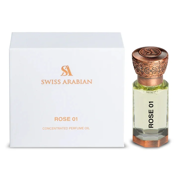عطور سويس اربيان Rose 01 Perfume Oil 12ml
