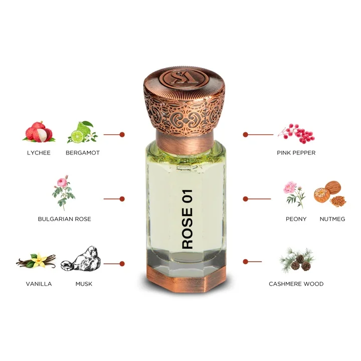 Swiss Arabian Perfumes Rose 01 Perfume Oil 12ml