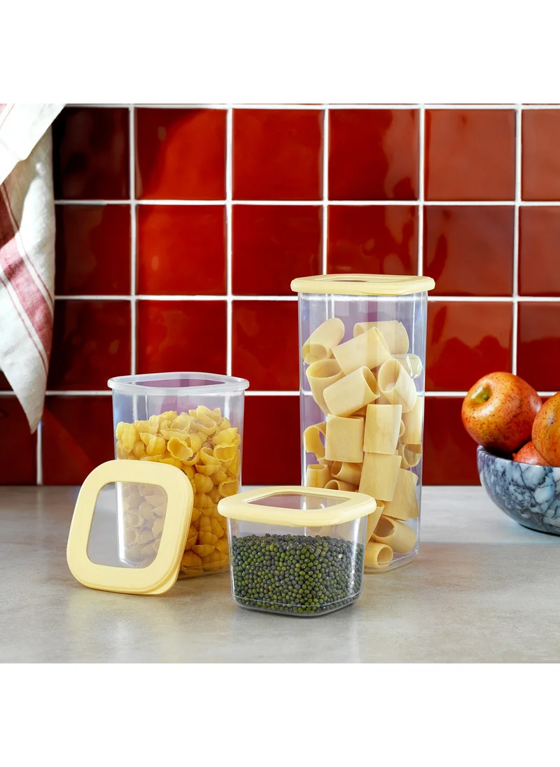 شيفر Hold 3-Piece Storage Box-Yellow