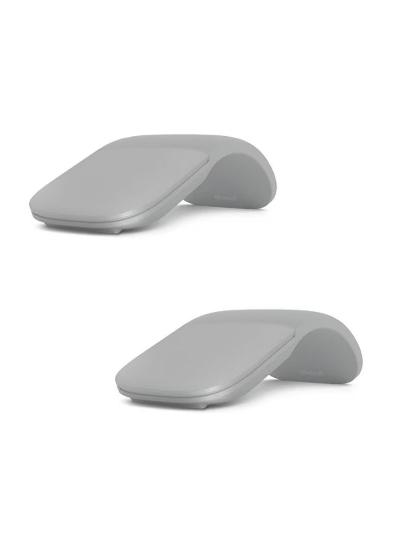 Wireless Touch Surface Arc Mouse Light Grey - Image 3