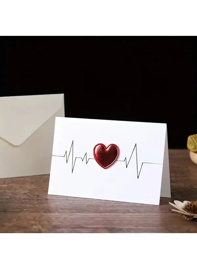 4PCS Multicolor Greeting Cards for Wedding Valentine Birthday - Image 4