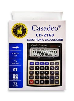 Generic Electronic Calculator, CD-2160  , Display, Local Number Key, 12 Digit Power, Extra Large Display for Office and School - Multi Color  - Image 4