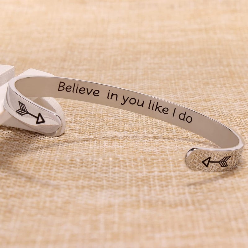 Btysun Bracelets for Women Mothers Day Bracelet Gifts from Daughter Inspirational Gifts for Women Graduation Gifts for Her Motivational Birthday Cuff Bangle Friendship Personalized Mantra Jewelry… - Image 3