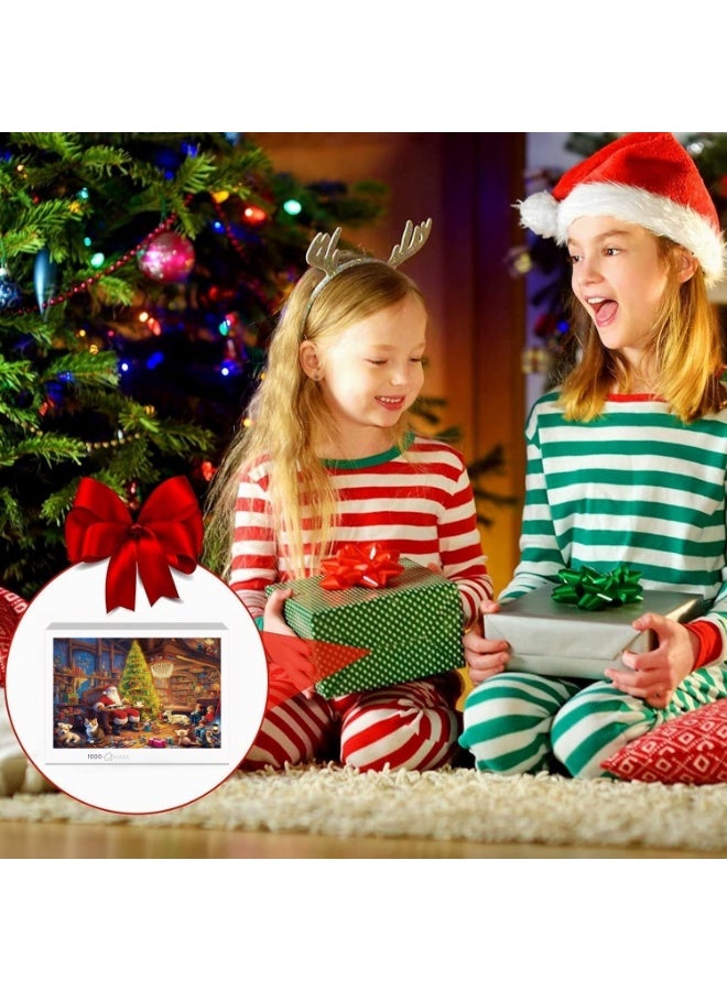 1000 قطعة أحجية | لعبة أحجية عالية الجودة بأسلوب الرسم اليدوي وموضوع الأجواء الاحتفالية - ترفيه عائلي / هدية تذكارية للصداقة - Image 3