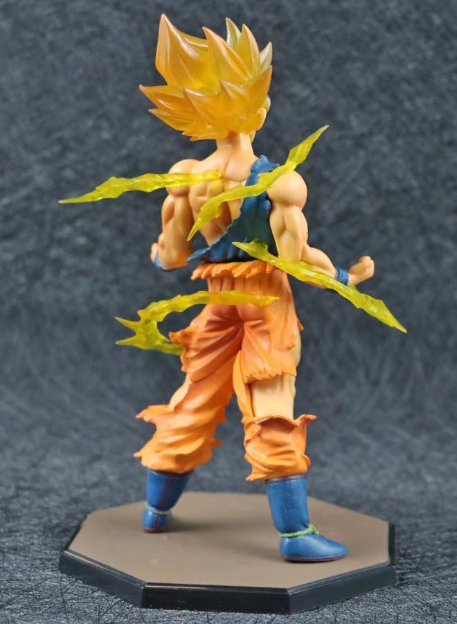 دراجون بول زد لعبة دراغون بول زد - شخصية دراجون ستارز سوبر سايان جوكو، زخرفة نموذج الرسوم المتحركة، تمثال نموذج قابل للجمع للغاية لعبة شخصية أنيمي 17 سم - Image 5