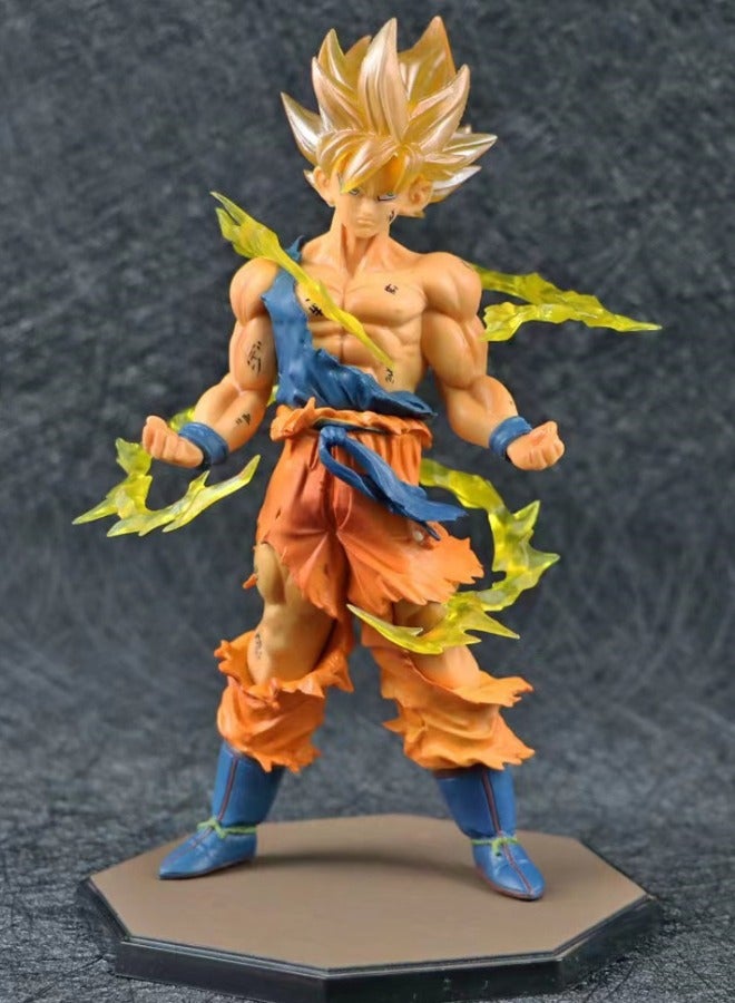 دراجون بول زد لعبة دراغون بول زد - شخصية دراجون ستارز سوبر سايان جوكو، زخرفة نموذج الرسوم المتحركة، تمثال نموذج قابل للجمع للغاية لعبة شخصية أنيمي 17 سم - Image 3