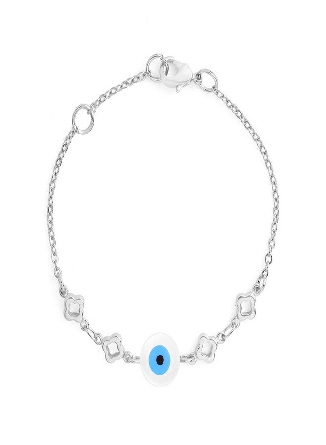 مينوتيا سوار مينوتيا الدائري ذو تصميم عين الحسد، مطلي بالذهب، للنساء والفتيات - Image 1