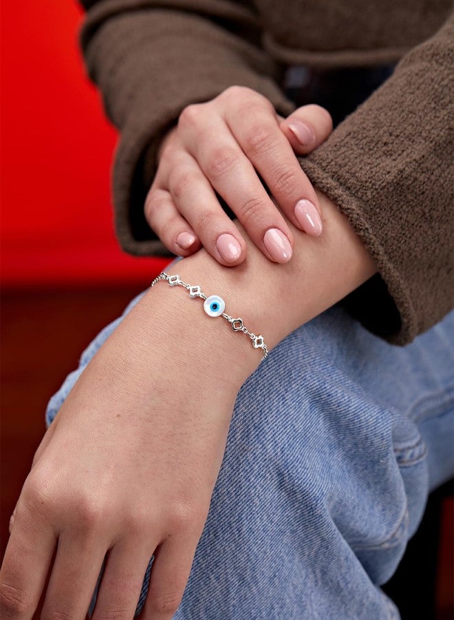 مينوتيا سوار مينوتيا الدائري ذو تصميم عين الحسد، مطلي بالذهب، للنساء والفتيات - Image 2