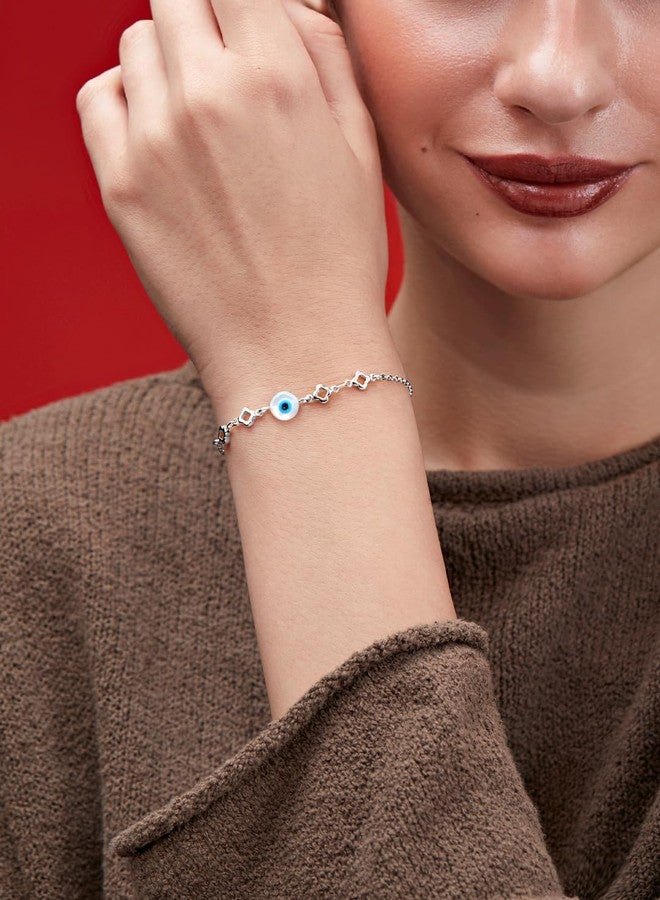 مينوتيا سوار مينوتيا الدائري ذو تصميم عين الحسد، مطلي بالذهب، للنساء والفتيات - Image 4