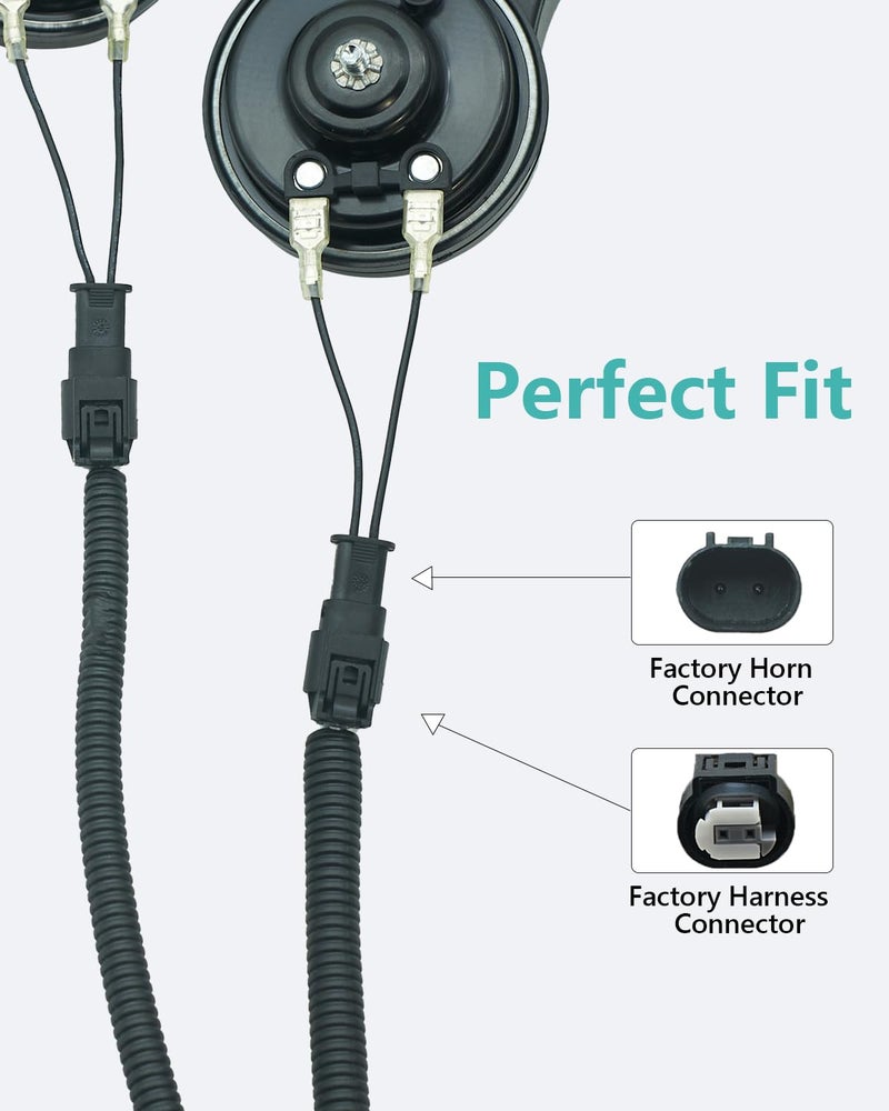 NEOGET Car Horn Connector Adapter Wiring Harness for BMW - Image 4