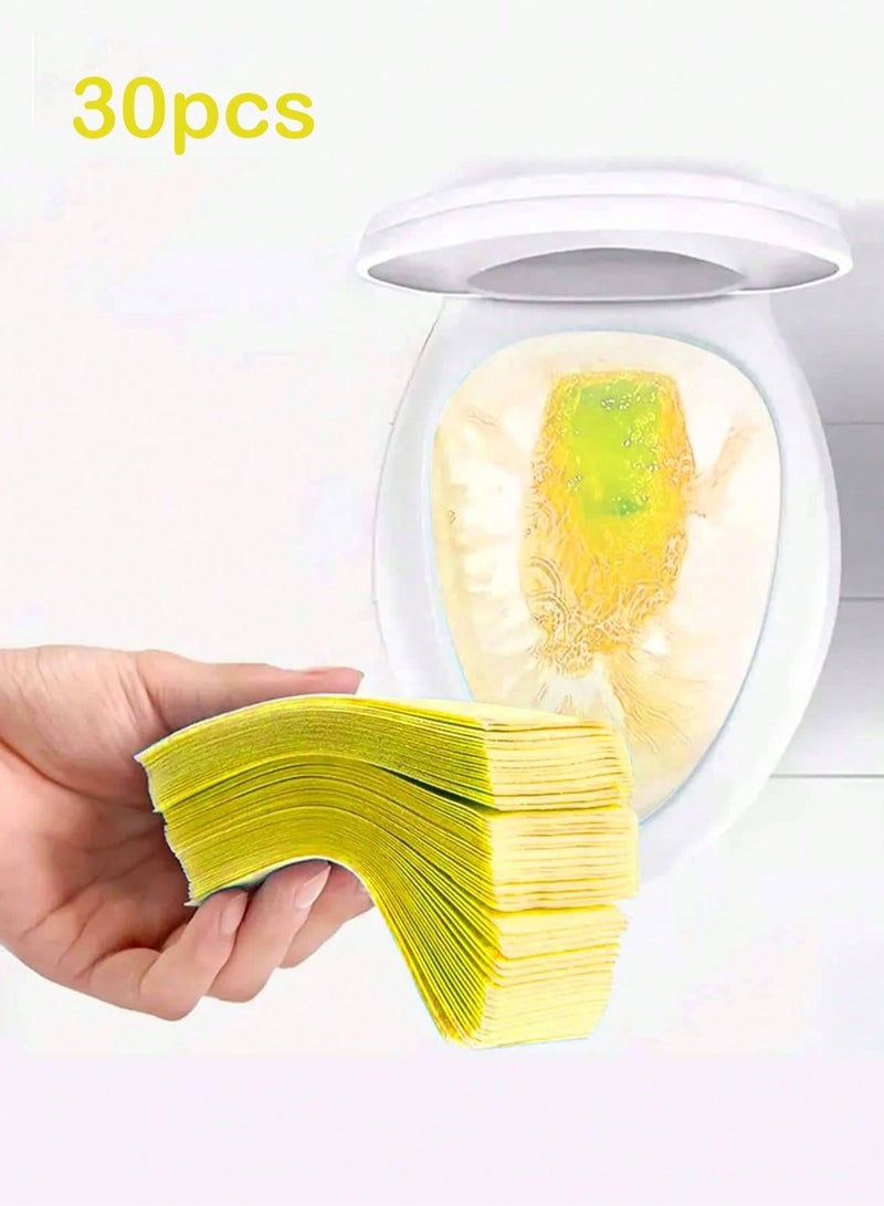 اوراق تنظيف المرحاض برائحة وردة الأوسمانثوس 30 قطعه متعددة الاستخدام لتنظيف و تطهير المرحاض و يمكن استخدامها لتلميع وتنظيف الارضيات - Image 1