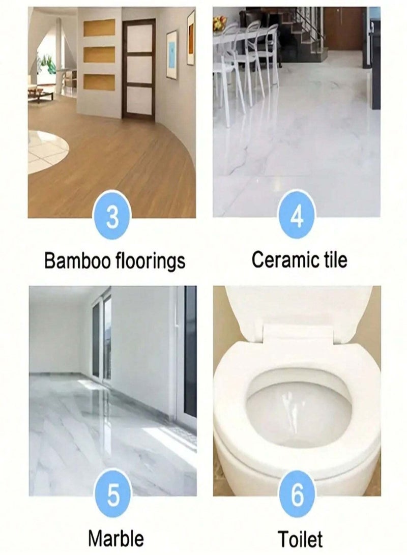 اوراق تنظيف المرحاض برائحة وردة الأوسمانثوس 30 قطعه متعددة الاستخدام لتنظيف و تطهير المرحاض و يمكن استخدامها لتلميع وتنظيف الارضيات - Image 4