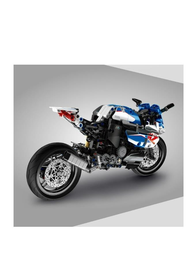 Assembly Model Of Racing Motorcycle Building Blocks  - Image 2