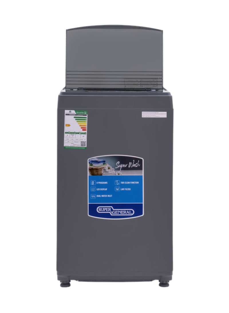 SUPER GENERAL Top Load Washing Machine with Drain Pump and Child Lock System Function| 12 kg KSGW1226/KSGW1224 Silver - Image 5