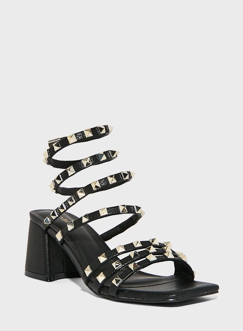 MENBUR Multi Strap High Heel Sandals