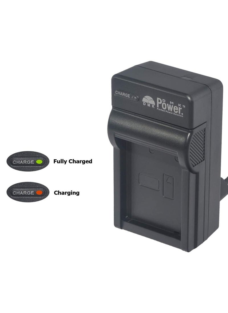 DMK Power - DMK Power EN-EL3e TC600E Travel Battery Charger Compatible with Nikon D50 D70 D70s D80 D90 D100 D200 D300 D300S D700 D900 Digital SLR Camera - Image 1