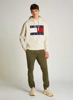TOMMY JEANS Logo Print Drawstring  Pull Over Hoodie  - Image 4