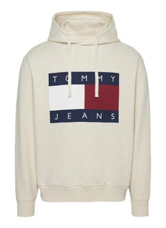 TOMMY JEANS Logo Print Drawstring  Pull Over Hoodie  - Image 5