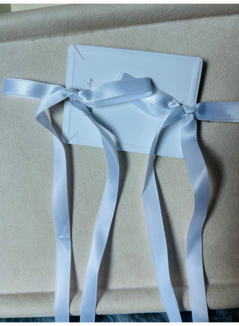 2 Pieces White Long Bowknot Hair Clips for Women Girls, Cute Bows Hair Ribbon Alligator Clips, Charming Hair Accessories for Every Occasion - Image 2