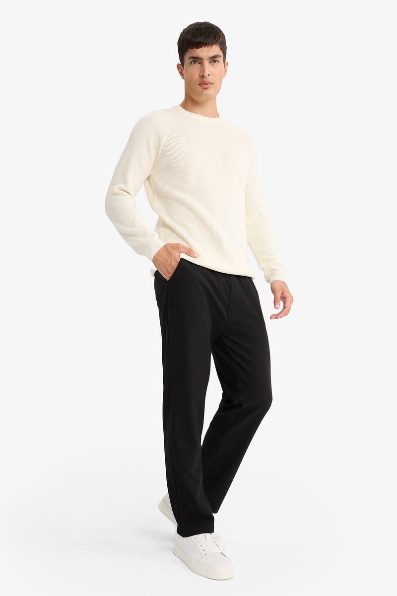 DeFacto Black Man Regular Fit Trousers Casual - Image 2